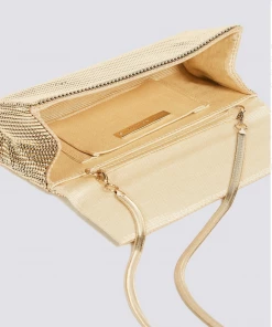 Whiting And Davis Evening Bags Pyramid Mesh Clutch