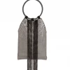 Whiting And Davis Cascade Fringe Ring Clutch Evening Bags
