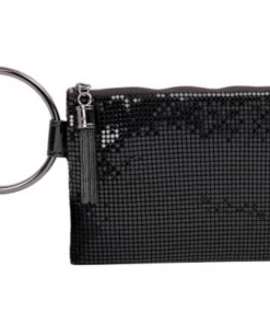 Whiting And Davis Chain Tassel Ring Clutch Evening Bags