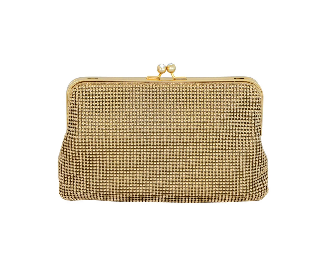 Whiting And Davis Dimple Frame Clutch Evening Bags