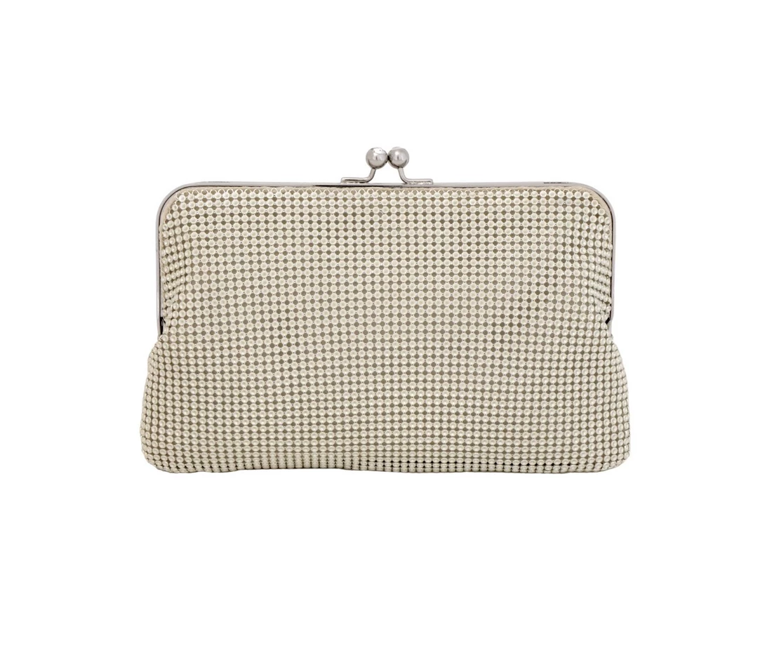 Whiting And Davis Dimple Frame Clutch Evening Bags