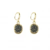 Tat2 Designs Pave Frame Dangle Earrings
