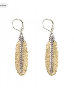 Tat2 Designs Casbah Feather Earrings Jewelry
