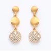 Dean Davidson Jewelry Triple Drop Pave Post Earrings
