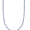 AVF Lapis Small Gold Charms Necklace