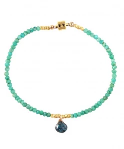 AVF Amazonite Raindrop Charm Bracelet SALE