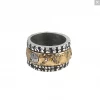 Tat2 Designs Vintage Silver Bando Ring Jewelry