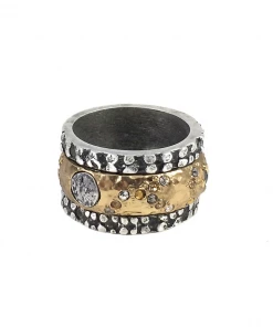 Tat2 Designs Vintage Silver Bando Ring Jewelry