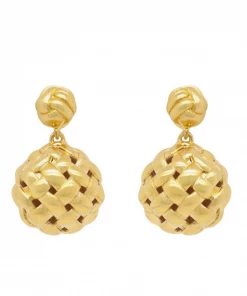 Dean Davidson Braided Orb Droplet Earrings Jewelry