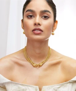 Dean Davidson Braided Orb Droplet Earrings Jewelry