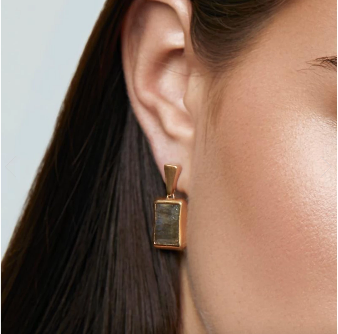 Dean Davidson Baguette Gemstone Drops Labradorite