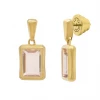 Dean Davidson Jewelry Baguette Gemstone Drops Morganite