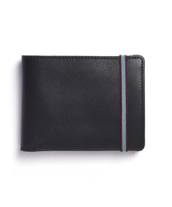 Carre Royal Black Minimalist Wallet With Coin Pocket Wallets