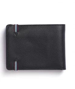 Carre Royal Black Minimalist Wallet With Coin Pocket Wallets