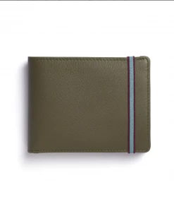 Carre Royal Wallets Olive Minimalist Wallet With Coin Pocket