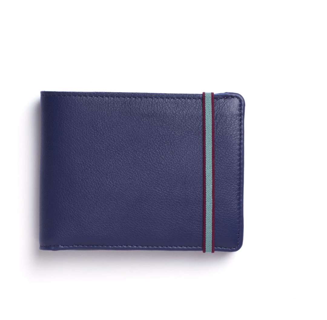 Carre Royal Navy Minimalist Wallet With Coin Pocket Wallets