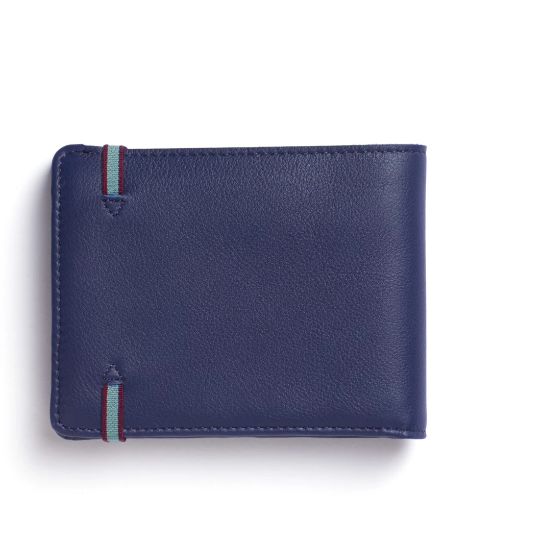 Carre Royal Navy Minimalist Wallet With Coin Pocket Wallets