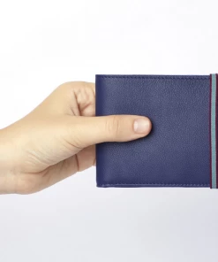 Carre Royal Navy Minimalist Wallet With Coin Pocket Wallets