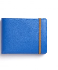 Carre Royal Wallets Bright Blue Minimalist Wallet With Coin Pocket