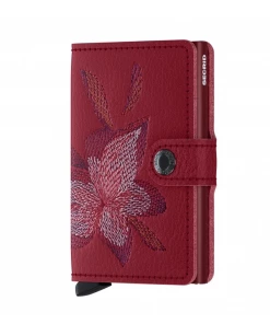 Wallets Secrid Mini Wallet In Stitch Magnolia