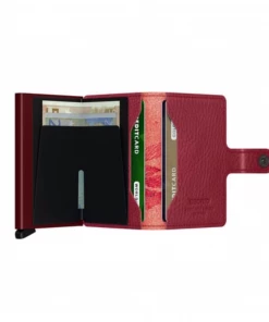 Wallets Secrid Mini Wallet In Stitch Magnolia