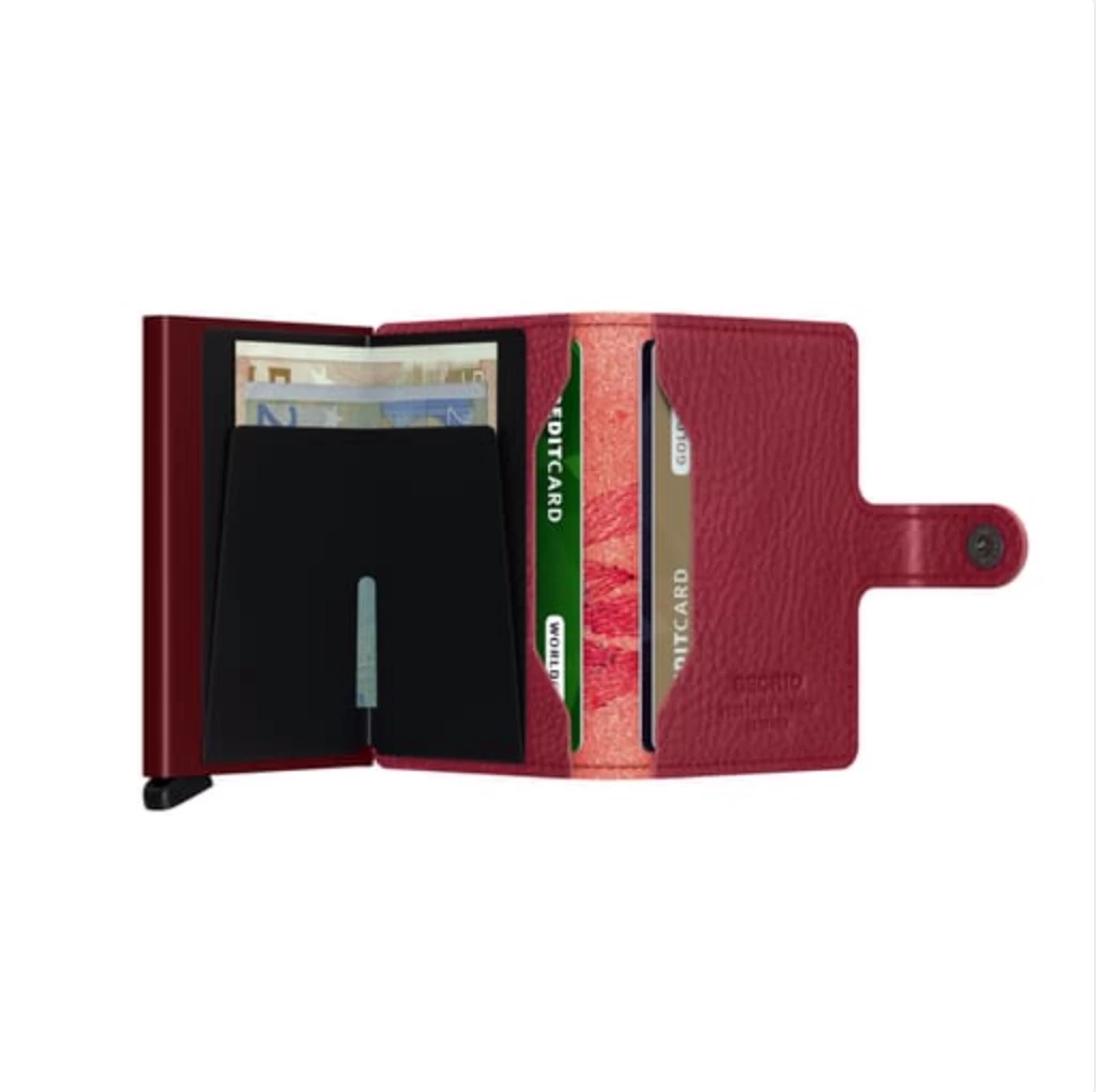 Wallets Secrid Mini Wallet In Stitch Magnolia