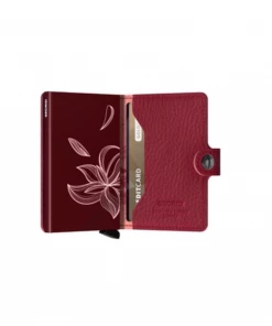 Wallets Secrid Mini Wallet In Stitch Magnolia