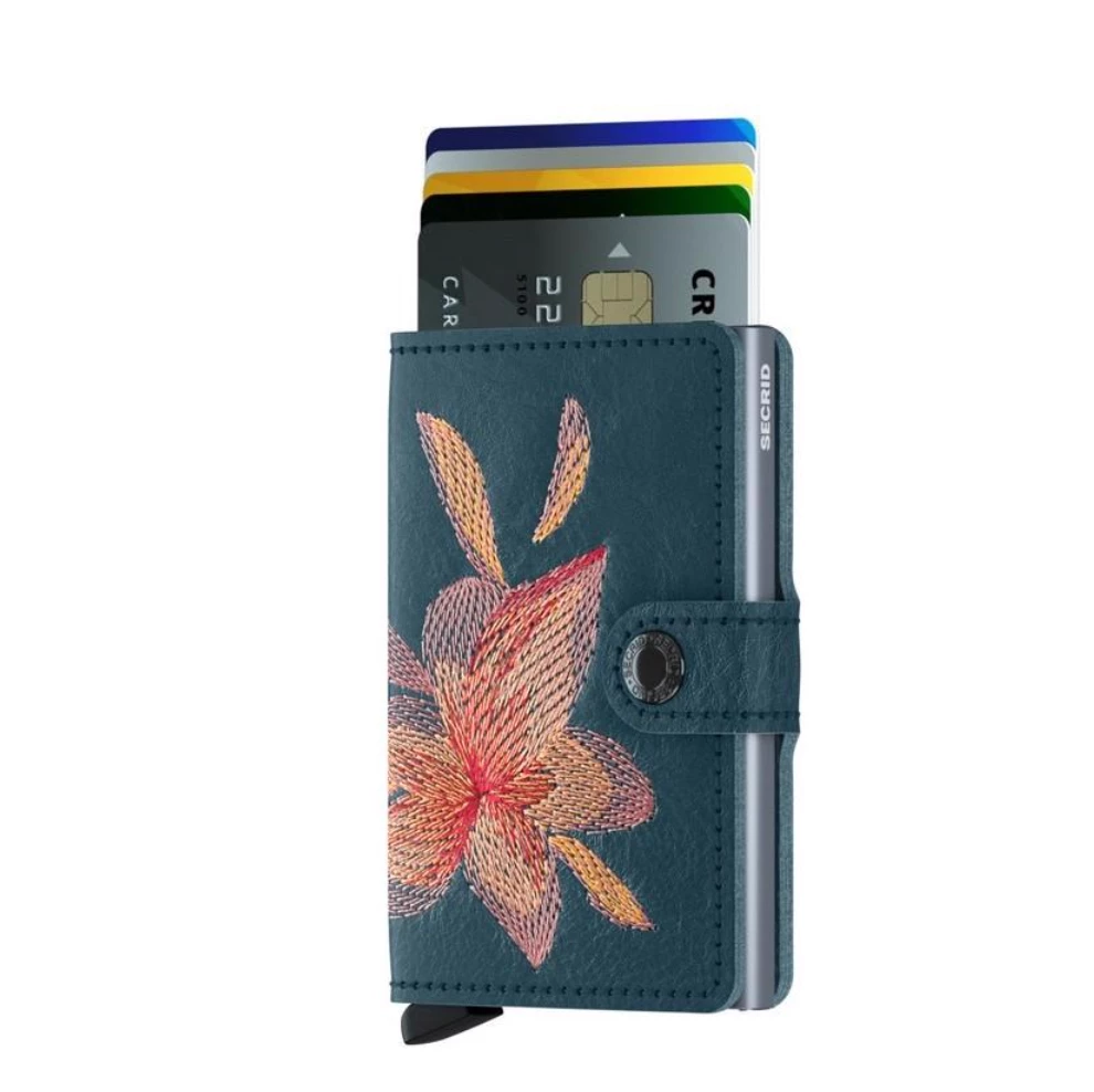 Wallets Secrid Mini Wallet In Stitch Magnolia