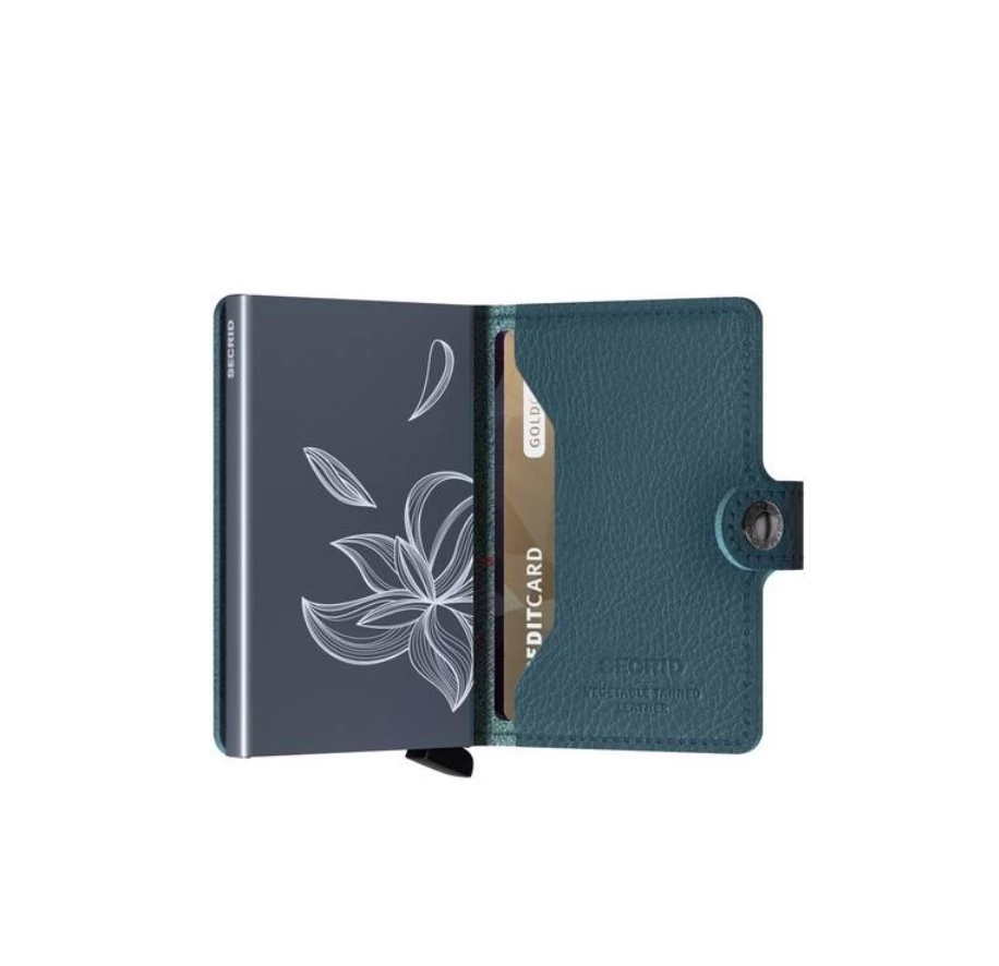 Wallets Secrid Mini Wallet In Stitch Magnolia