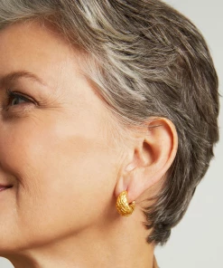 Dean Davidson Braided Huggie Hoops