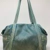 Bags VLD Perforated Side Pocket Tote In Aqua