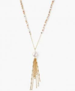 Chan Luu Long Tassel Y Necklace