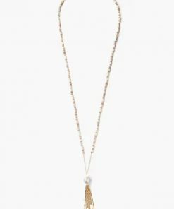 Chan Luu Long Tassel Y Necklace