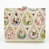 Made In Japan Wallets Flowers And Cats Mix Small Trifold Frame Wallet