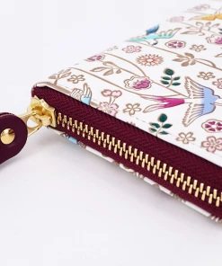 Made In Japan Wallets Birds In Paradise Long Zip Around Wallet