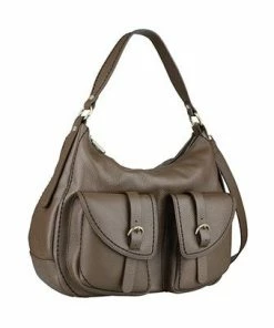 Plinio Visona Bags Michela Large Double Pocket Hobo