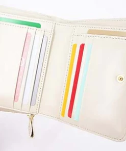 Made In Japan Wallets Plum Blossom Zippered Bifold Wallet