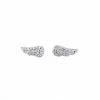 Big Bag Jewelry Angel Wing Diamond Earrings