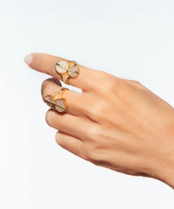 Shana Gulati Deco Circle Diamond Ring Jewelry