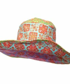 Grevi Hats Liberty Patchwork Floppy Sun Hat Bright