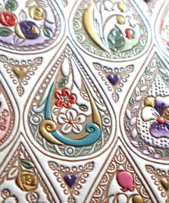 Made In Japan Wallets Red Cat And Flowers Zippered Bifold Wallet