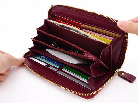 Made In Japan Wallets Butterfly Flight Long Zip Around Wallet