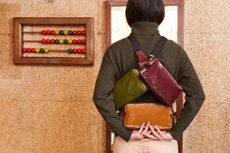 Jack Gomme Bags BLOOM Bum Bag In Coated Linen