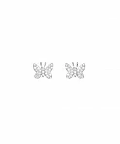 Big Bag Butterfly Diamond Earrings Jewelry