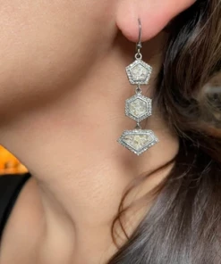 Shana Gulati Arad Earrings Oxidized Silver