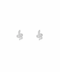 Big Bag Jewelry Little Snake Diamond Earrings