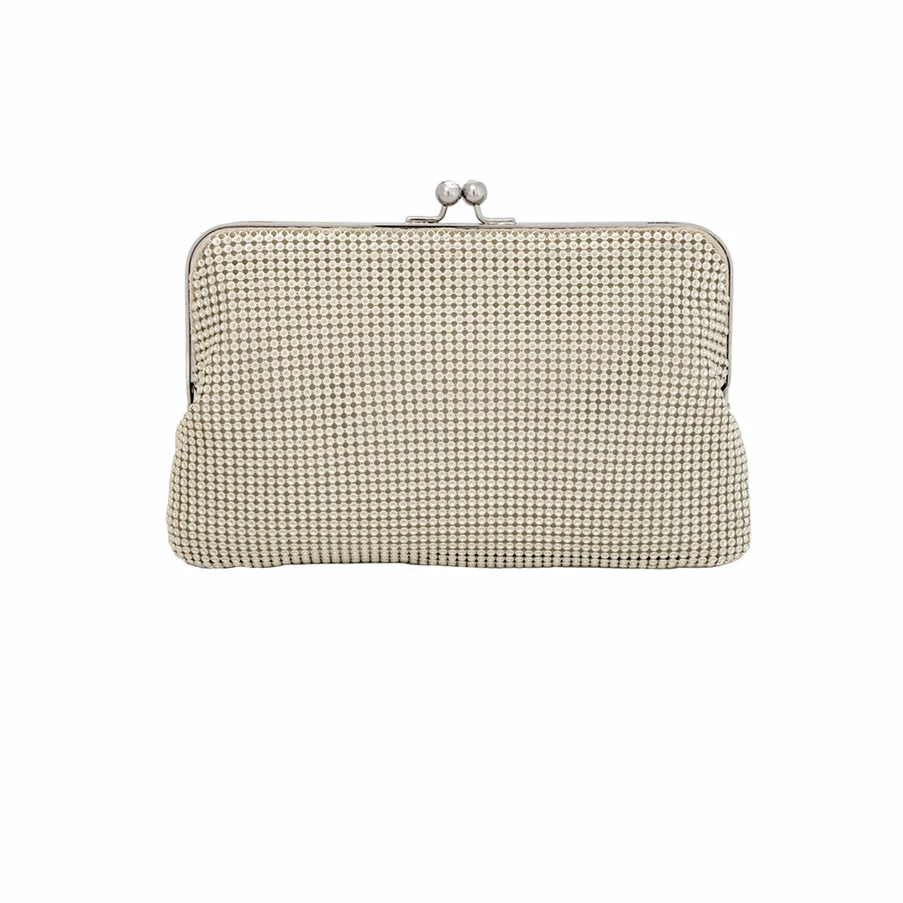 Whiting And Davis Dimple Frame Clutch Evening Bags