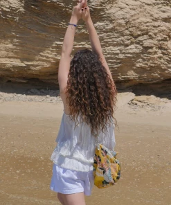 Brontibay Paris Bags Allegra Large Crossbody Palms