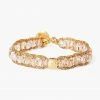 Chan Luu Crystal Shadow Single Wrap Bracelet Jewelry