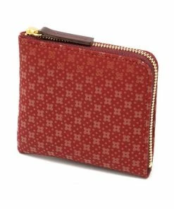 INDEN Est 1548 Zipped Coin Purse Flower Lattice